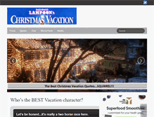 Tablet Screenshot of nationallampoonschristmasvacation.com